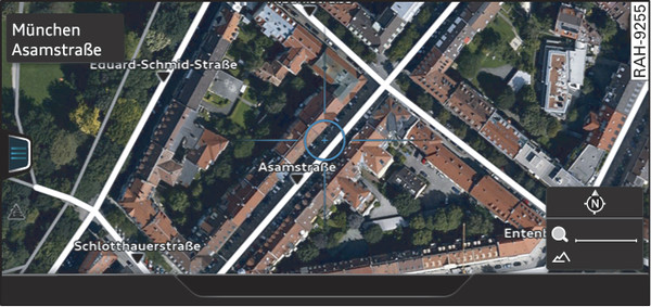 Sl. 226Primer: zemljevid s satelitskimi posnetki