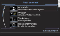 Audi connect Dienste