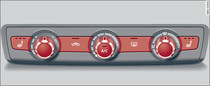 Heating/ventilation system or manual air conditioner*: Controls