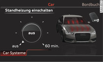 MMI: Standheizung sofort ein-/ausschalten