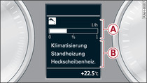 Kombiinstrument: Zusatzverbraucher