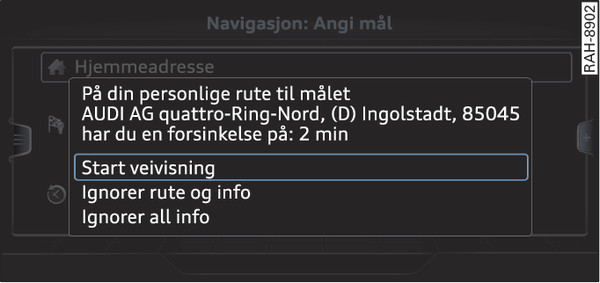 Bilde 230Informasjon om personlig rute