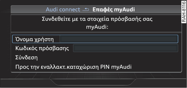 εικ. 219 Δήλωση στο myAudi