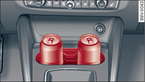 Centre console: Cup holder
