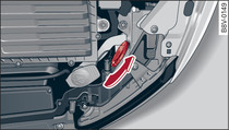 Vano motore: rimozione del coperchio della scatola