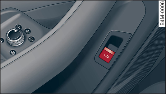 Fig. 26 Driver s door: Opening boot lid