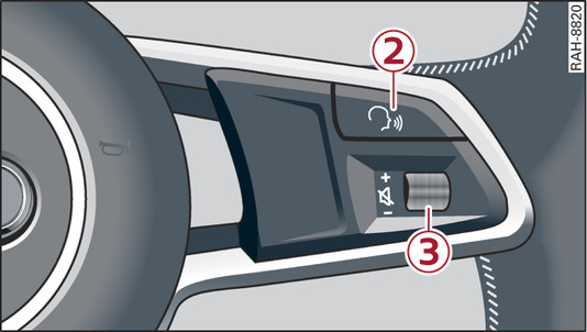 Fig. 13Lado derecho del volante multifunción