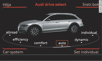A6 allroad: Infotainment: Drive select