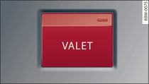 Glove box: Button for valet parking function