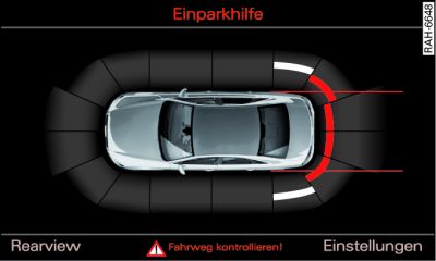 Infotainment: Optische Abstandsanzeige
