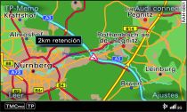 Informaciones de tráfico TMC/TMCpro en el mapa