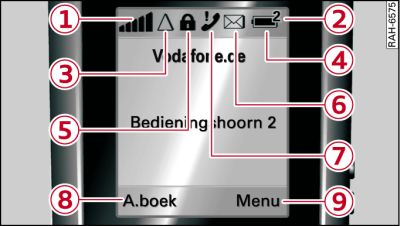 Informatie op het display