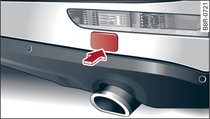 Rear bumper: Cover cap