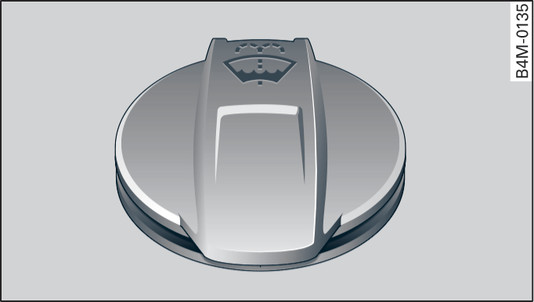 Fig. 283Compartimento del motor: Tapa del depósito del lavacristales