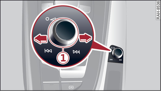 Fig. 166Interruptor del MMI con función de joystick