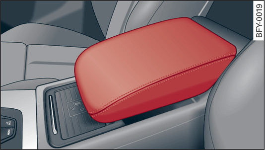 Fig. 58Bracciolo tra il sedile del conducente e quello del passeggero