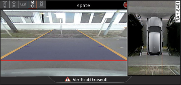 Fig. 156Infotainment: alinierea autovehiculului