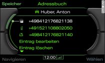 Eintrag anrufen