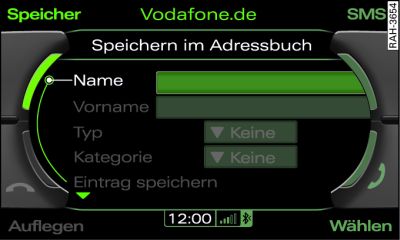 Telefonnummer ins Adressbuch speichern