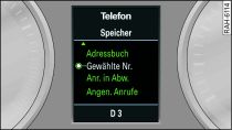 Telefon-Menü