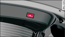Close button inside boot lid