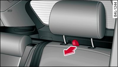 Rear seats: Outer head restraints