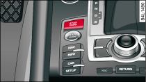 Centre console: STOP ENGINE button