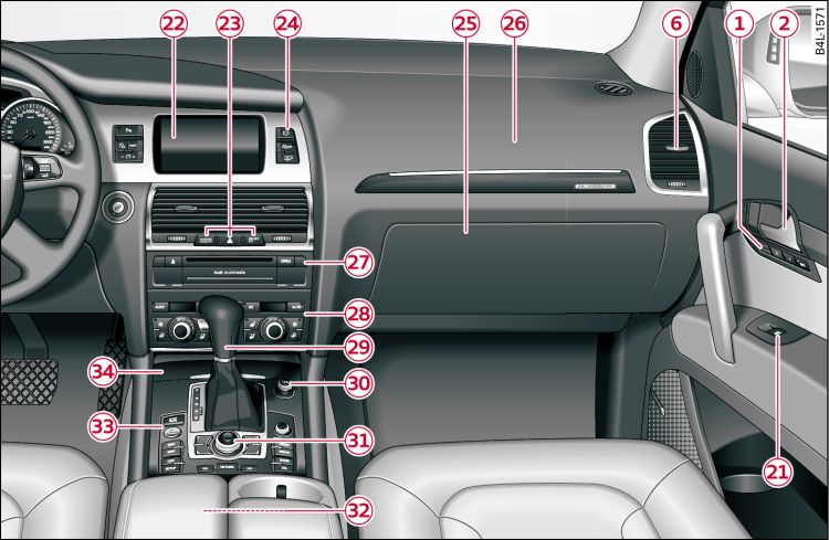 Front cabin: Right side