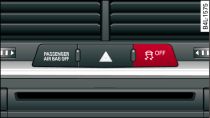 Console centrale con tasto  OFF