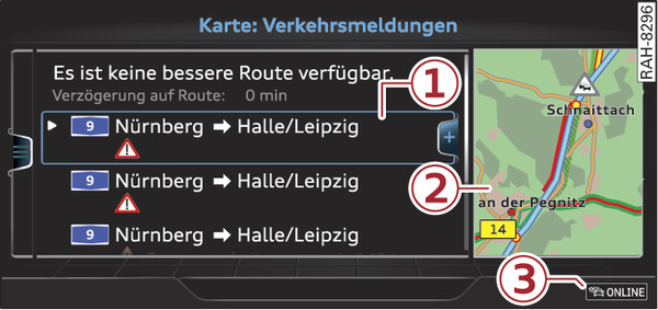 Abb. 242 Übersicht Verkehrsinformationen online
