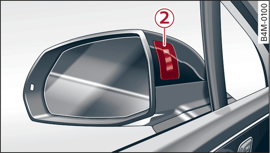 Fig. 147Testigo en el retrovisor exterior