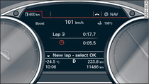 Display: Lap timer