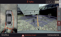 System Infotainment: tryb z tyłu