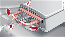 Rear armrest: Rear cup holder*