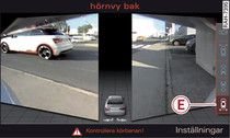 Infotainment: Läge Sikt åt sidan bakom bilen