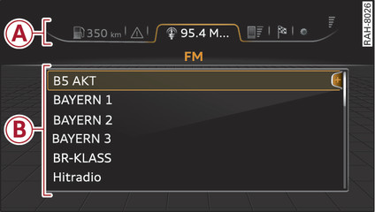 Fig. 6 Infotainment display view