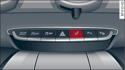 Fig. 115Consola central: Tecla para spoiler trasero