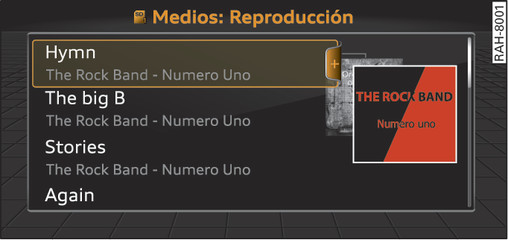 Fig. 171Ejemplo: Lista de reproducción